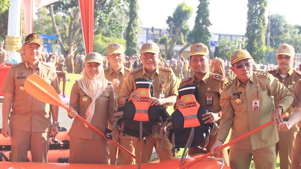 Pj Wali Kota Lubuklinggau Laksanakan Apel Kesiapsiagaan Penanggulangan Bencana Tingkat Kota Lubuklinggau