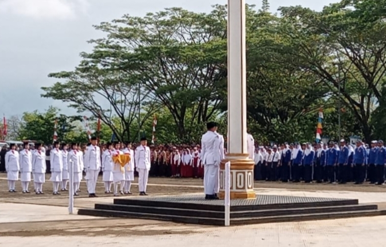 Upacara HUT Kabupaten Lebong Ke-20 Berlangsung Khidmat