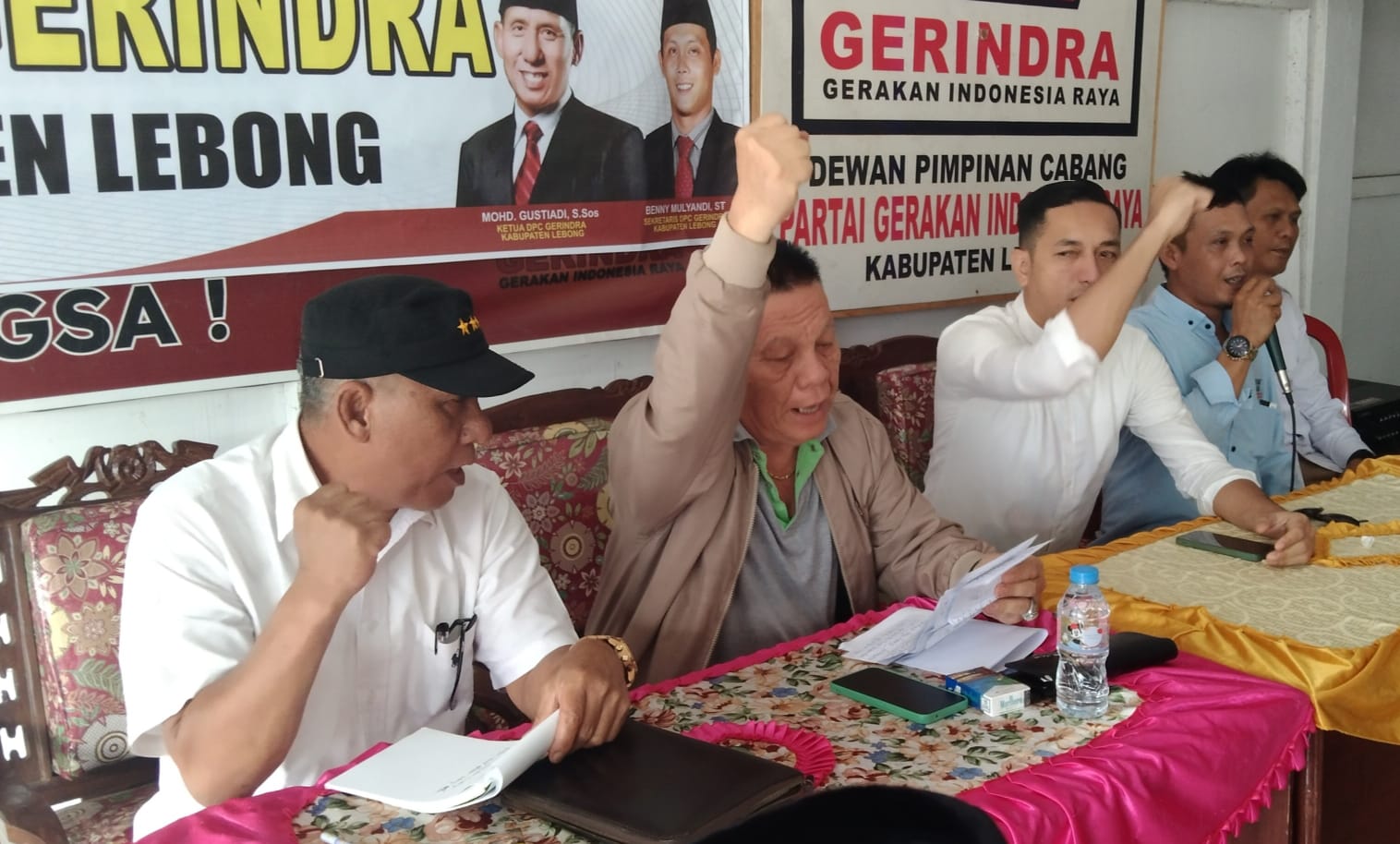 DPC Partai Gerindra Lebong Gelar Rapat Konsolidasi Penguatan Saksi TPS