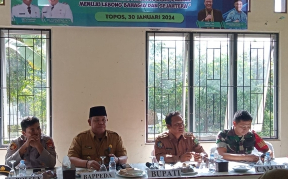 Pemkab Lebong Gelar Musrenbang Pertama di Kecamatan Topos dan Rimbo Pengadang