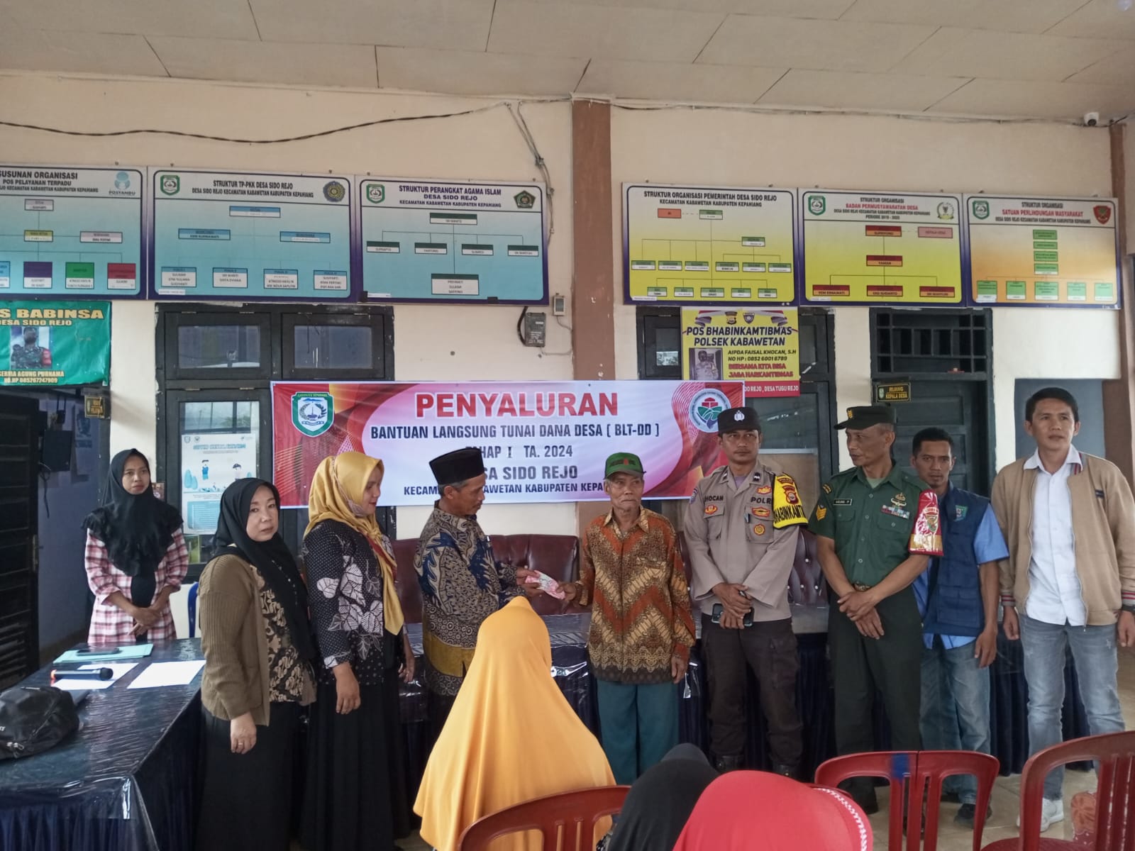 Bantuan Langsung Tunai Dana Desa(BLT-DD) Desa Sido Rejo Kecamatan Kabawetan Kabupaten Kepahiang Tahun Anggaran 2024