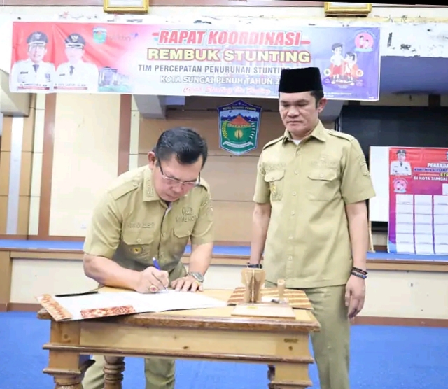 Pemkot Sungai Penuh Gelar Rakor Rembuk Stunting Tahun 2024