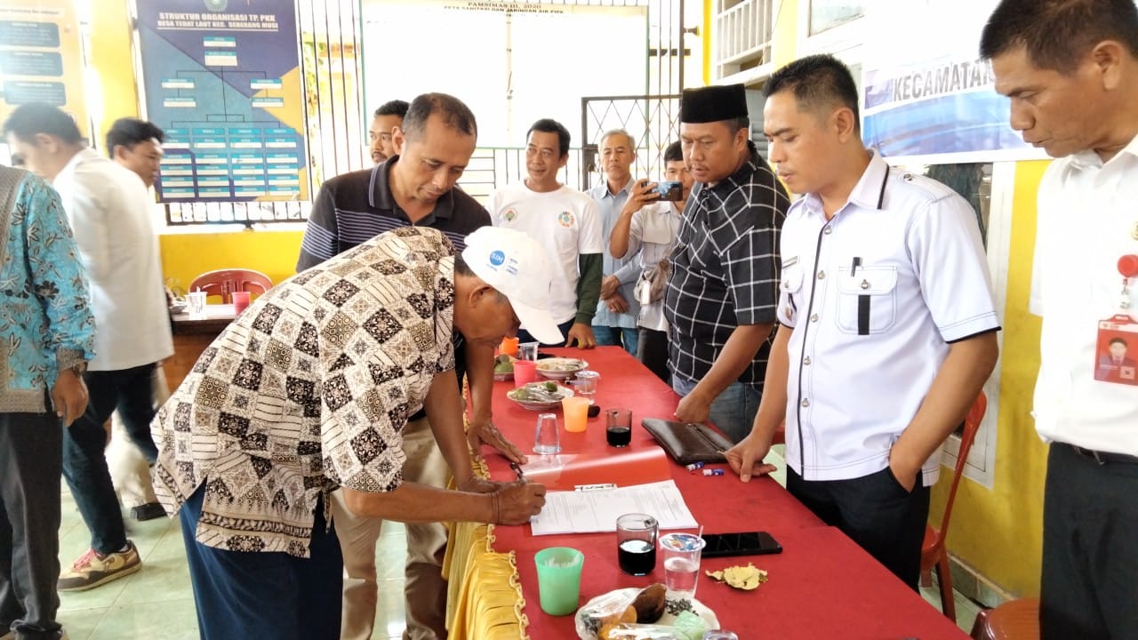 Musyawarah Desa Pra pelaksanaan Pembangunan Desa Tebat Laut kecamatan Seberang Musi kabupaten Kepahiang Tahun Angaran 2024