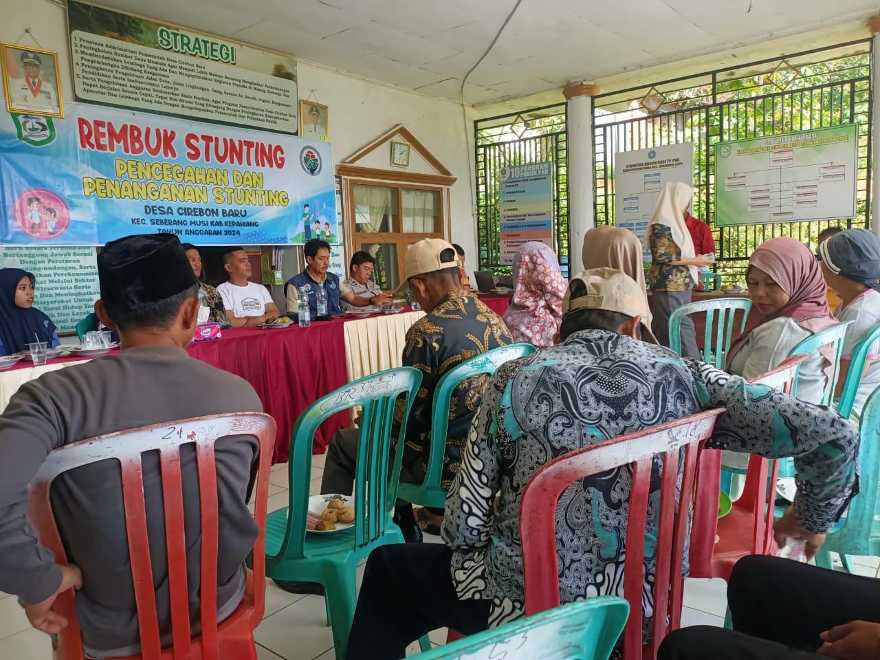 Rembuk stunting Pencegahan Dan Penanganan stunting desa cerbon baru TA. 2024