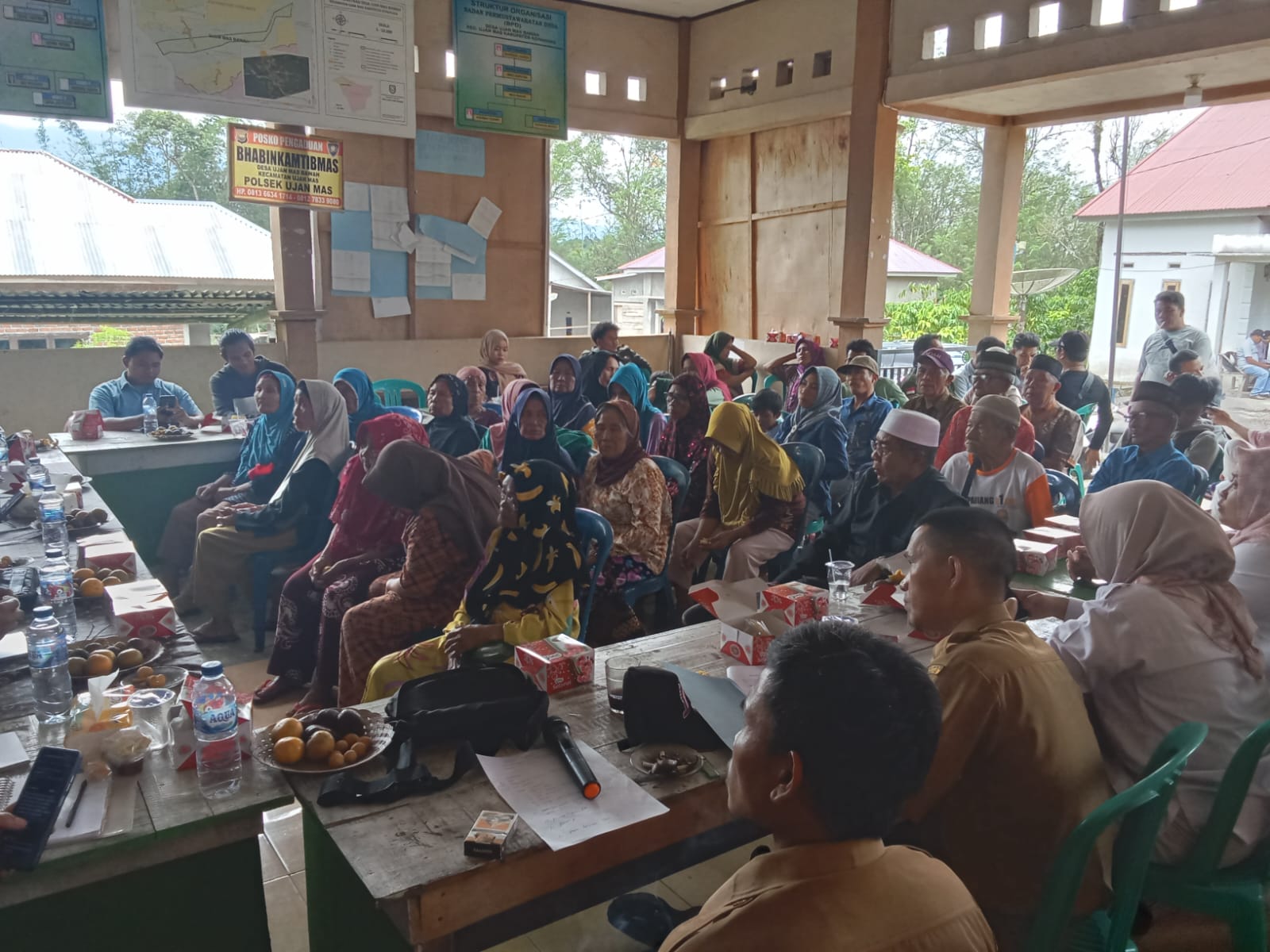Pembagian BLT DD, Ujan Mas Bawah 30 KPM