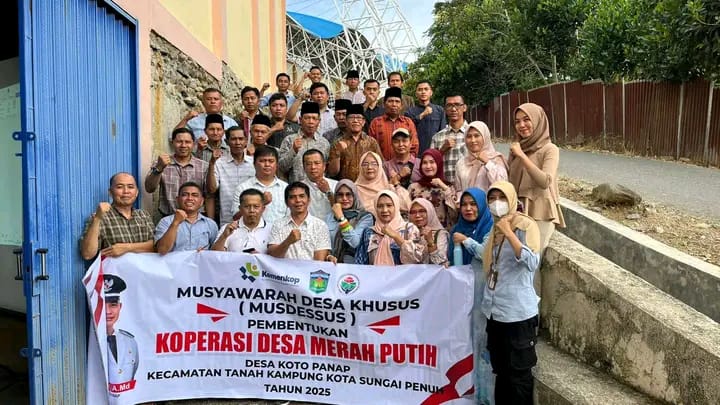 Pemdes Koto Panap Resmi Bentuk Koperasi Merah Putih, Dorong Kesejahteraan Warga
