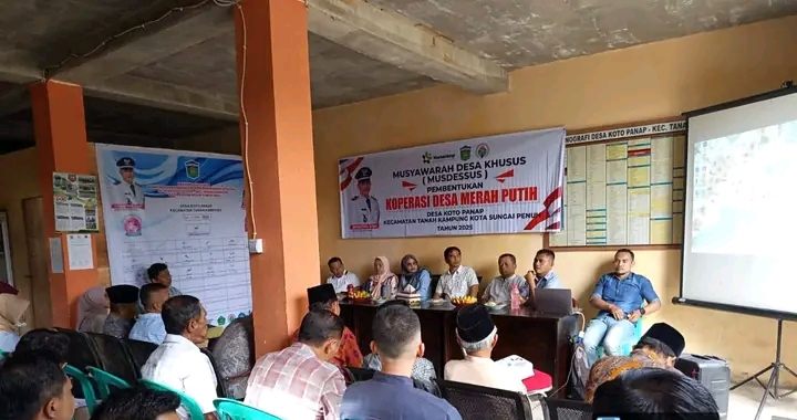 Pemdes Koto Panap Resmi Bentuk Koperasi Desa Merah Putih, Dorong Kesejahteraan Warga