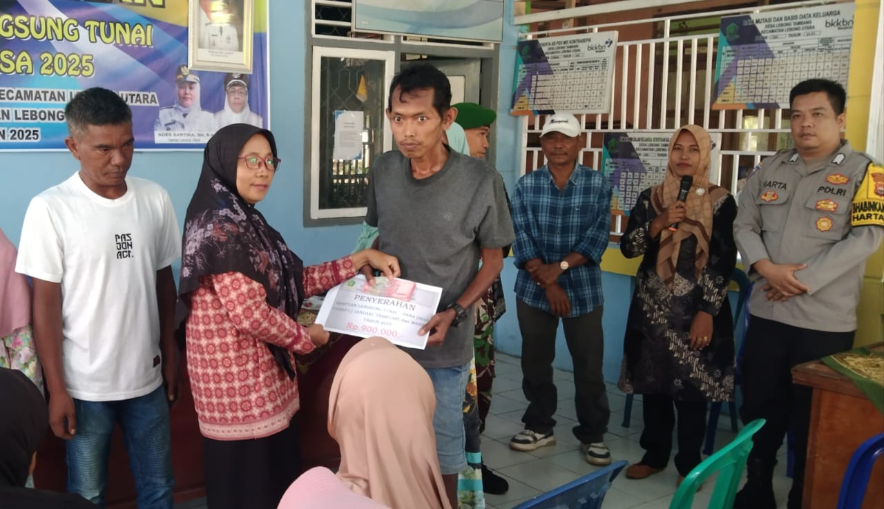 BLT DD Tahap Pertama Desa Lebong Tambang Mulai Di Salurkan