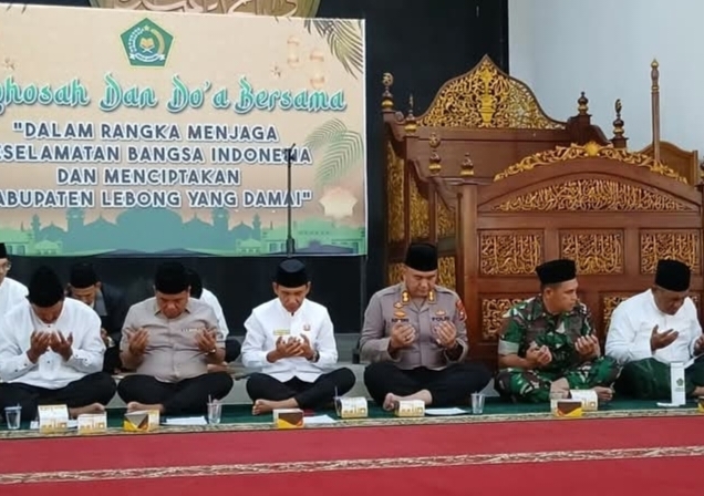 Jaga Kondusifitas dan Peduli Situasi Nasional, Pemkab Lebong Gelar Do'a dan Istiqosa